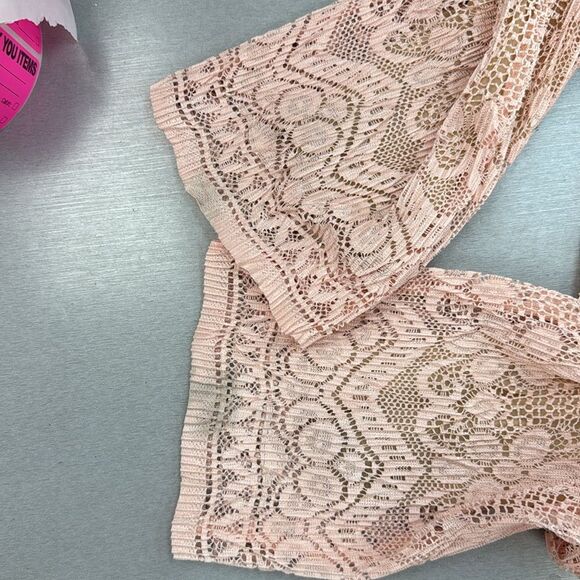 Gianfranco perre XSPink Lace Flare Pants. Good condition - Picture 7 of 10